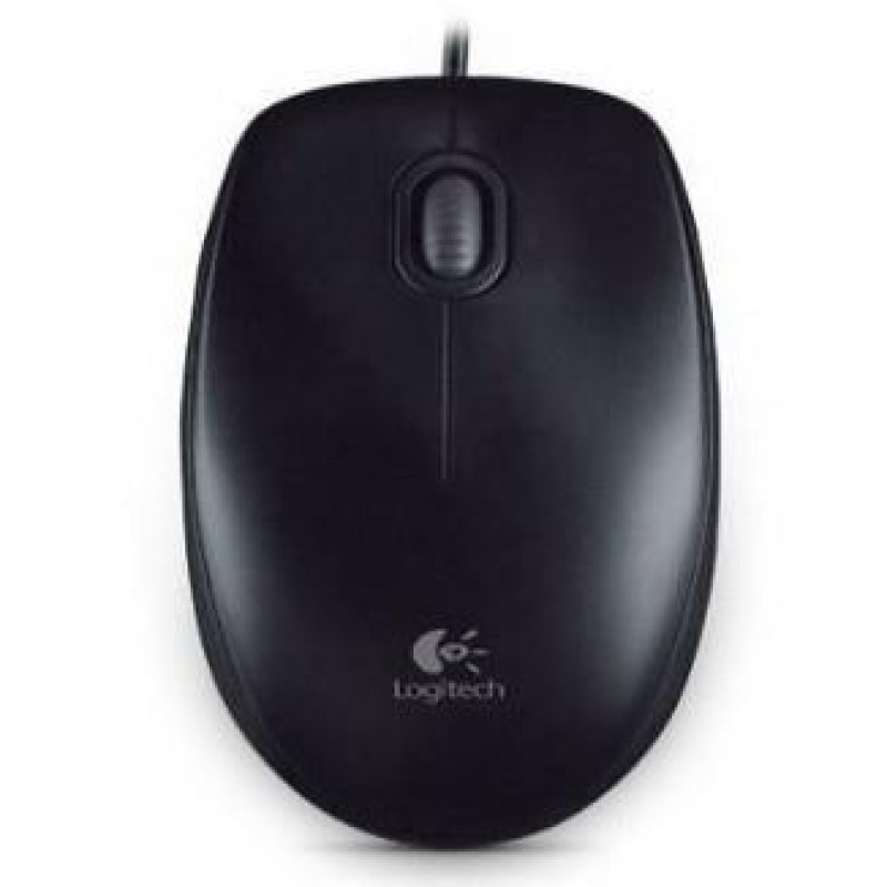 Logitech Datora pele Logitech  MOUSE USB OPTICAL B100/BLACK OEM 910-003357