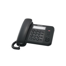 Panasonic Telefona aparāts Panasonic  Corded KX-TS520FXB Black, 518 g, 19.6 x 9.5 x19 mm