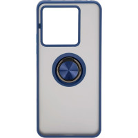 Ilike Aizmugurējais vāciņš iLike Xiaomi Redmi Note 13 5G Hybrid Case With Ring Dark Blue