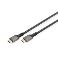Digitus Monitoru piederums Digitus  8K PREMIUM HDMI 2.1 Connection Cable DB-330200-010-S Black, HDMI to HDMI, 1 m