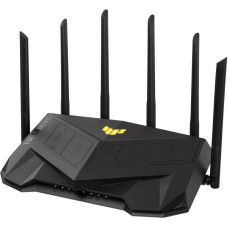 Asus Rūteris Asus  Wireless Wifi 6 Dual Band Gaming Router TUF-AX6000 802.11ax, 1148+4804 Mbit/s, 10/100/1000 Mbit/s, Ethernet LAN (RJ-45) ports 5, Antenna type External