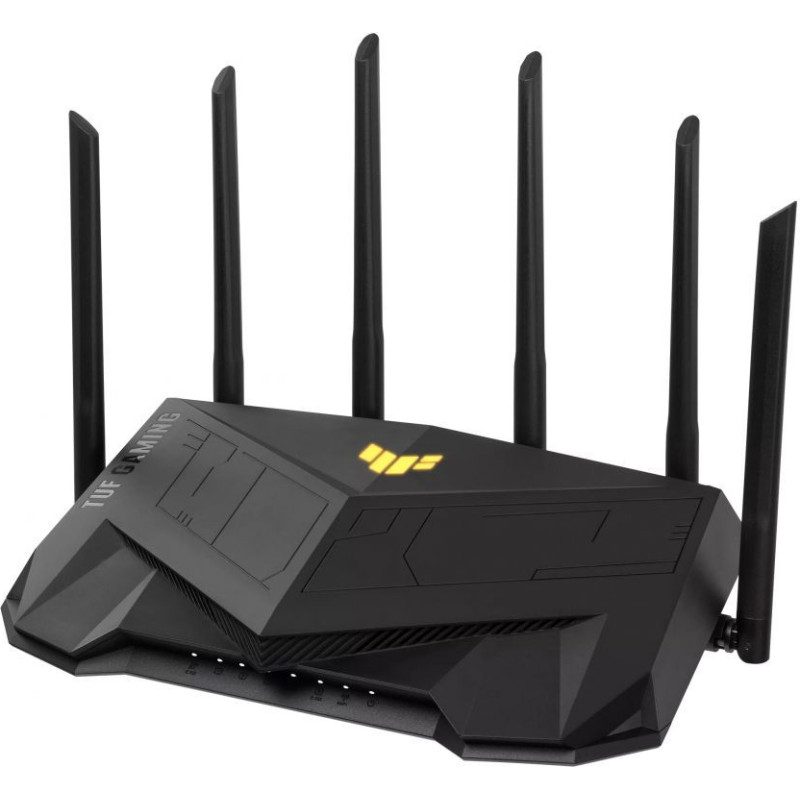 Asus Rūteris Asus  Wireless Wifi 6 Dual Band Gaming Router TUF-AX6000 802.11ax, 1148+4804 Mbit/s, 10/100/1000 Mbit/s, Ethernet LAN (RJ-45) ports 5, Antenna type External