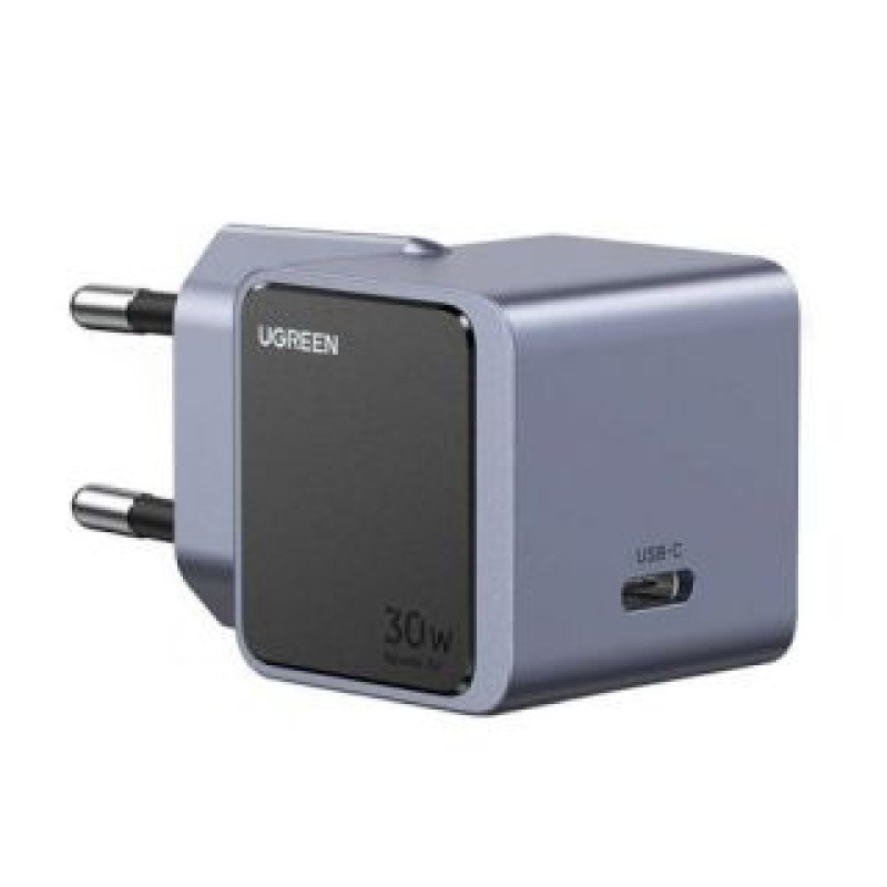 Ugreen Adapteris Ugreen  X503 NexodeS USB-C 30W  GaN Fast Charger Grey