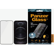 Panzerglass Aizmugurējais vāciņš PanzerGlass - For iPhone 12/12 Pro, Glass, Black, Clear Screen Protector, 6.1