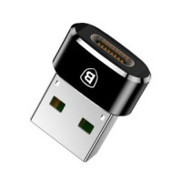 Baseus Kabelis Baseus  Baseus adapter from USB Type-C to USB black (CAAOTG-01)