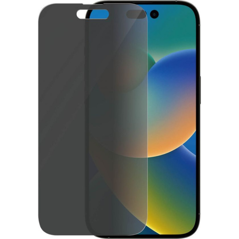 Panzerglass Aizmugurējais vāciņš PanzerGlass  Screen protector, Apple, iPhone 14 Pro, Glass, Black, Privacy