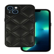 Ilike Aizmugurējais vāciņš iLike Apple IPHONE 14 LEATHER 3D CASE Black