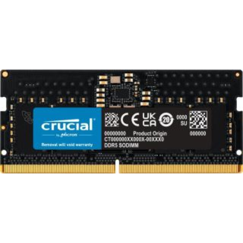 Crucial Operatīv atmiņa DDR4 Crucial  NB MEMORY 64GB DDR5-5600/SO CT64G56C46S5