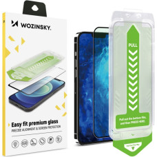 Wozinsky Aizsargstikls Wozinsky - 9H tempered glass with mounting frame for iPhone 13 Pro Max Wozinsky Premium Glass - black
