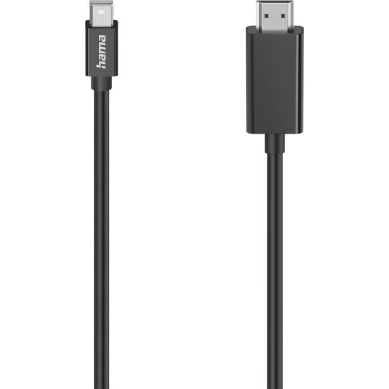 Hama Kabelis Hama  Hama 00200711 Video Cable, Mini-DI Plug - HDMI Plug, Ultra-HD 4K, 1.5m