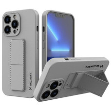 Wozinsky Aizmugurējais vāciņš Wozinsky Apple iPhone 13 Kickstand Case silicone case with stand Grey