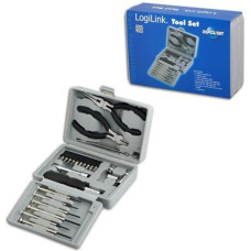 Logilink Serveru  - Citi piederumi Logilink  Tool Set, 25pcs Incl. transport boxThe set includes6x micro screwdrivers1x micro cutter1x mini telephone plier1x bit screwdriver with extension10x bits (PH1, PH2, PZ1, PZ2, PZ5, PZ6, T10, T15, T20, adaptor)4x s