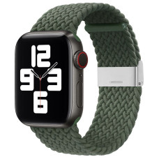 Ilike Siksniņa iLike  Watch 38/40/41mm Braided Fabric Strap Green