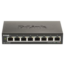 D-Link Serveru  - Citi piederumi D-link  Smart Gigabit Ethernet Switch DGS-110-08V2 Managed, Desktop, Power supply type External, Ethernet LAN (RJ-45) ports 8