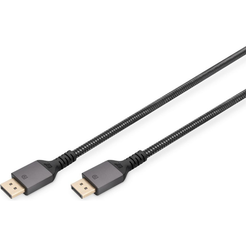 Digitus Monitoru piederums Digitus  DisplayPort Connector Cable 1.4 	DB-340201-030-S Black, DP to DP, 3 m