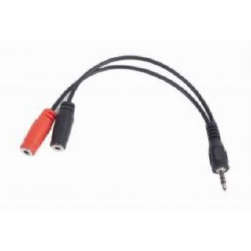 Gembird Kabelis Gembird  CABLE AUDIO 3.5MM 4-PIN TO/3.5MM S+MIC CCA-417