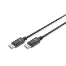 Digitus Monitoru piederums Digitus  DisplayPort Connection Cable AK-340100-010-S Black, DP to DP, 1 m