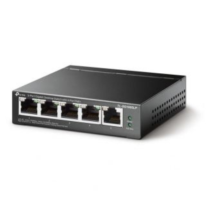 Tp-Link Nevadāms centrmezgls TP-Link  Switch||TL-SG1005LP|Desktop/pedestal|5x10Base-T / 100Base-TX / 1000Base-T|PoE ports 1|TL-SG1005LP