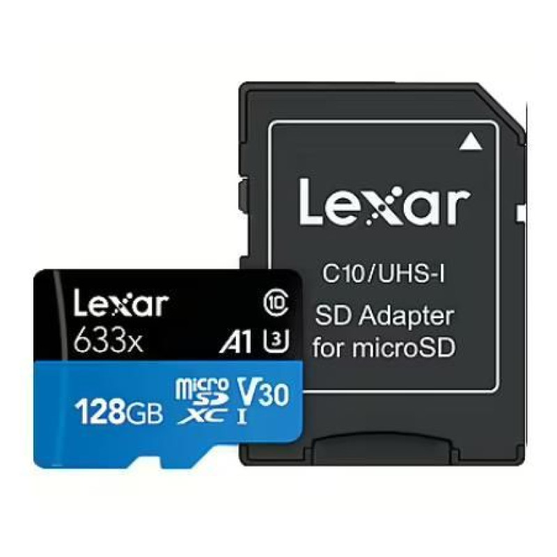 Lexar Cita datorprece Lexar  MEMORY MICRO SDXC 128GB UHS-I/W/A LMSBLPL128G-BNANG