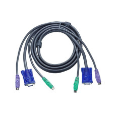 Aten Kabelis Aten  | KVM Cable, 3M PS/2 | 2L-1003P/C