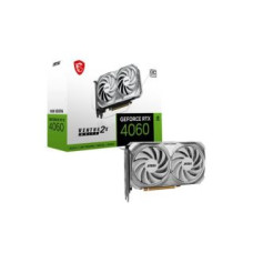 MSI Grafiskās karte / Video kartes MSI  Graphics Card||NVIDIA GeForce RTX 4060|8 GB|GDDR6|128 bit|PCIE 4.0 8x|Dual Slot Fansink|1xHDMI|3xDisplayPort|RTX4060VEN2XWHITE8GOC