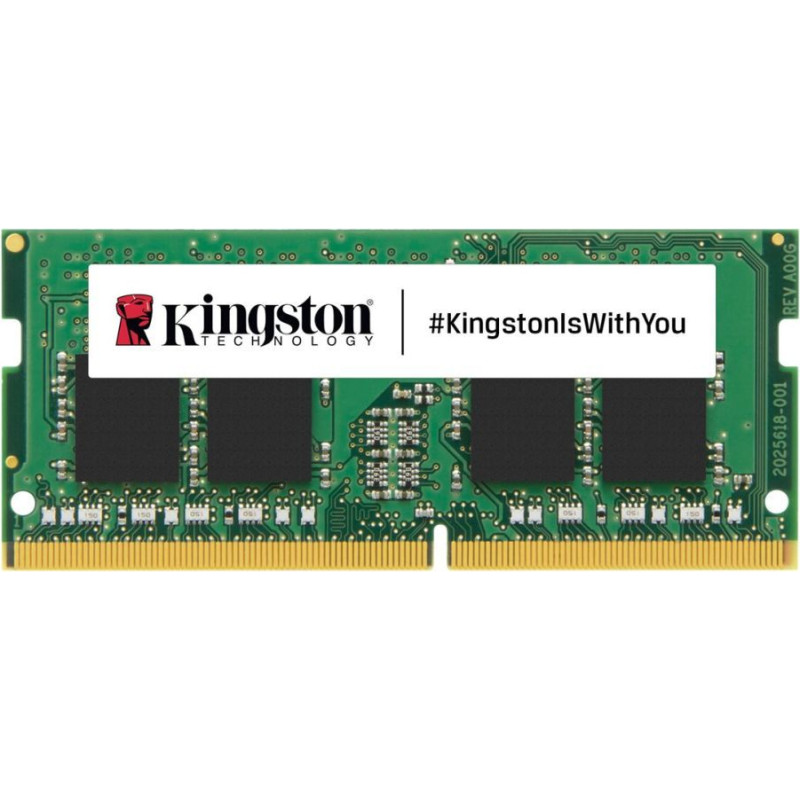 Kingston Operatīv atmiņa DDR4 Kingston  KVR32S22S8/8 8G D4-3200S22 1Rx8 SODIMM |