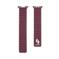 Connect Siksniņa Connect  Watch 38/40/41mm Fine woven twill magnetic chain Watch Straps Plum