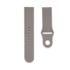 Connect Siksniņa Connect  20mm Silicone Loop Watch Strap (S/M 110mm) Gray
