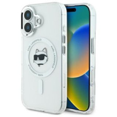 Karl Lagerfeld Aizmugurējais vāciņš Karl Lagerfeld - Karl Lagerfeld KLHMP16SHLSCHH iPhone 16 6.1 Transparent