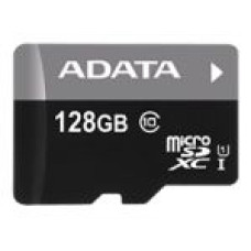Adata Atmiņas kartes ADATA  ADATA 128GB Micro SDXC V10 85MB/s + ad.