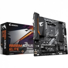 Gigabyte Pamatplate Intel procesorsiem Gigabyte  B550M AORUS ELITE 1.0 Processor family AMD, Processor socket AM4, DDR4 DIMM, Memory slots 4, Number of SATA connectors 4 x SATA 6Gb/s connectors, Chipset AMD B, Micro ATX