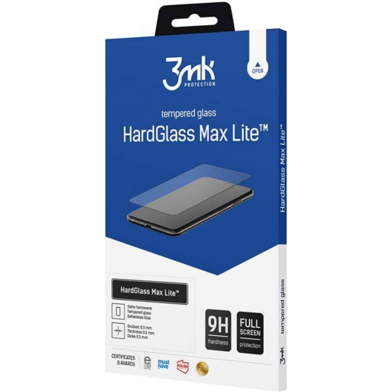 3MK Aizsargstikls 3MK  Samsung Galaxy S21 FE Black - 3mk HardGlass Max Lite