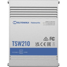 Teltonika Serveru  - Citi piederumi Teltonika  | Switch | TSW210 | Unmanaged | Wall mountable | 1 Gbps (RJ-45) ports quantity 8 | 10 Gbps (RJ-45) ports quantity | SFP ports quantity 2 | SFP+ ports quantity | Combo ports quantity | PoE+ ports quantity | Pa