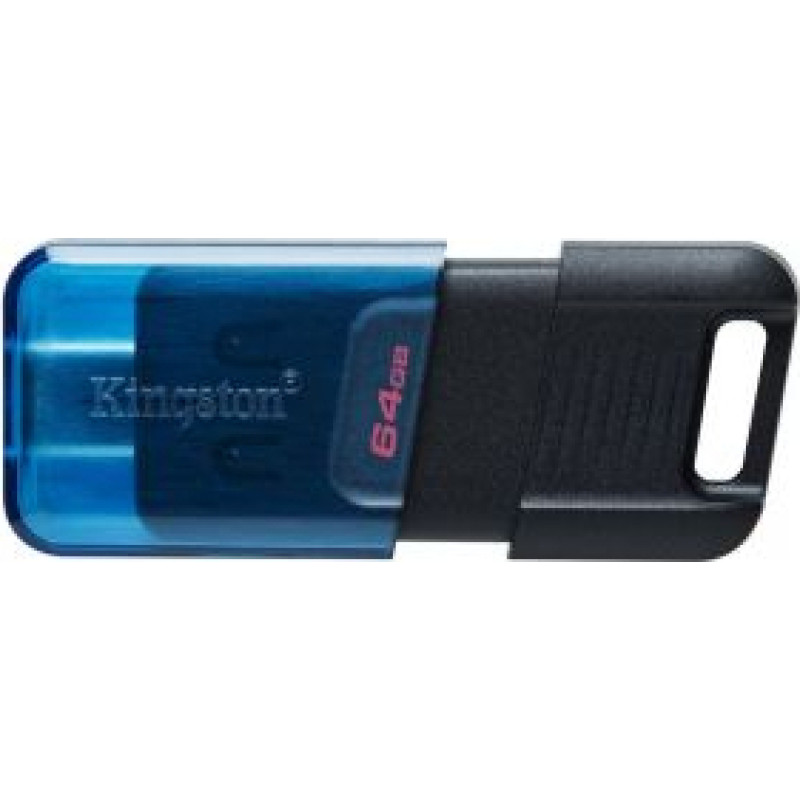 Kingston Zibatmiņa Kingston  DataTraveler  80 M 64 GB, USB-C, Black