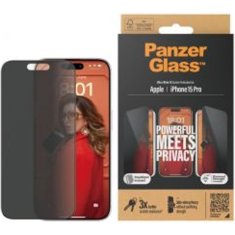 Panzerglass Aizmugurējais vāciņš PanzerGlass  Privacy Screen Protector iPhone 2023 6.1