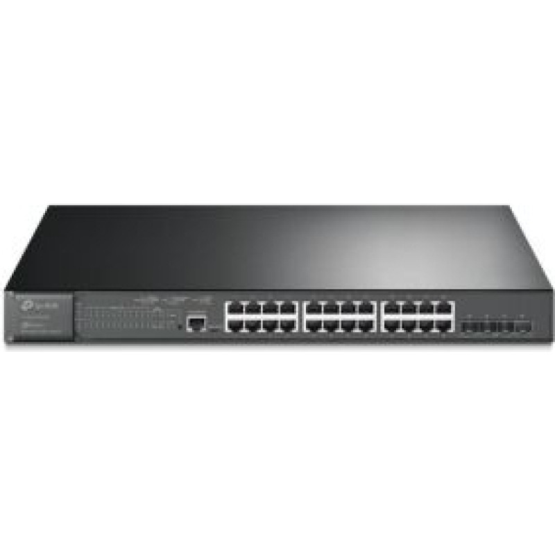Tp-Link Nevadāms centrmezgls TP-Link  Switch||TL-SG3428XMP|Type L2+|Rack|4xSFP+|1xConsole|1|PoE+ ports 24|384 Watts|TL-SG3428XMP