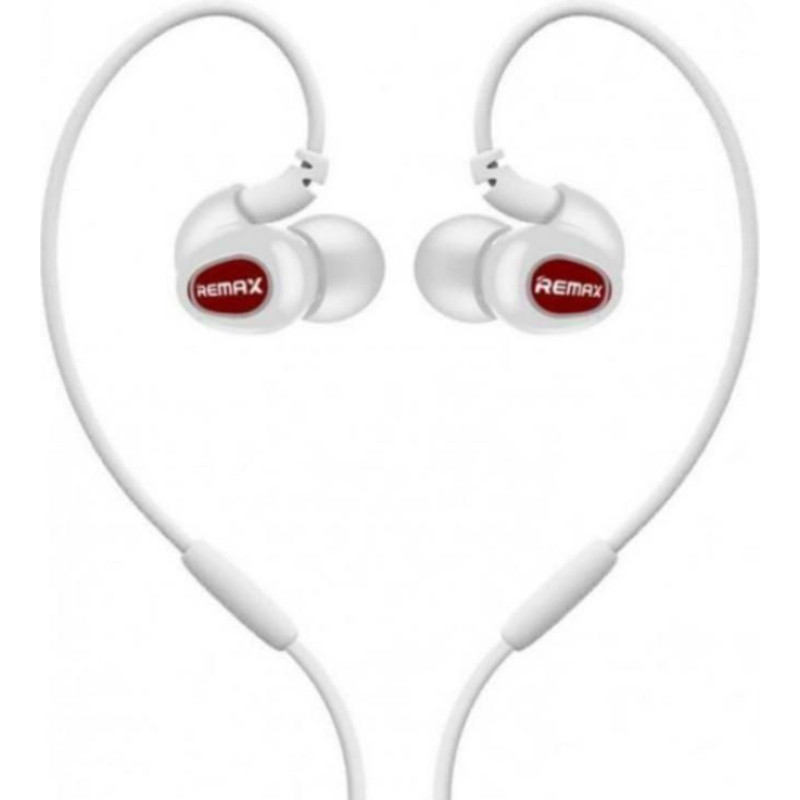 Remax Vadu austiņas Remax Universal RM-S1 Pro Sporty Earphone White