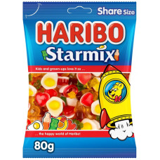 HARIBO Starmix želejas konfektes 80g