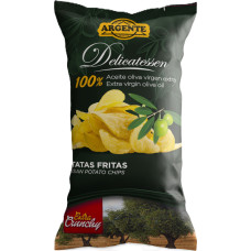 PAPAS ARGENTE “Delicatessen” kartupeļu čipsi ar augstākā labuma pirmā spieduma olīveļļu 160g