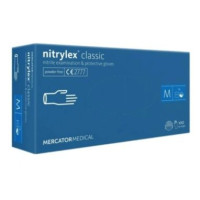 Mercator nitrylex® nitrila cimdi bez pūdera, zili, M izmērs 100gab