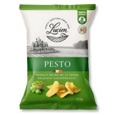 Lucien Classic kartupeļu čipsi ar pesto garšu 125g