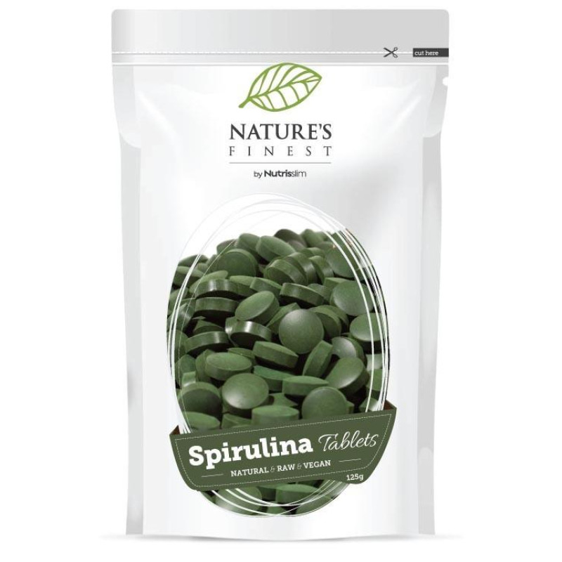 Nature's finest Spirulina Tablets. Spirulīna tabletes 125g