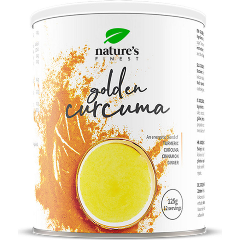NATURE'S FINEST Golden Curcuma Latte pulveris 125g