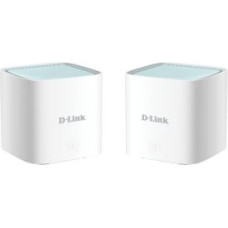 D-Link Rūteris D-link  EAGLE PRO AI AX1500 Mesh System M15-2 (2-pack) 802.11ax, 1200+300  Mbit/s, 10/100/1000 Mbit/s, Ethernet LAN (RJ-45) ports 1, Mesh Support Yes, MU-MiMO Yes, Antenna type 2 x 2.4G WLAN Internal Antenna, 2 x 5G WLAN Internal Antenna