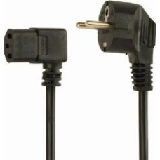 Gembird Parveidotājs Gembird  CABLE POWER ANGLED VDE 1.5M/PC-186A-VDE1B-1.5M