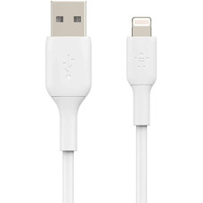 Belkin Kabelis Belkin  Lightning to USB-A Cable 2m BOOST CHARGE Polyvinyl Chloride, White