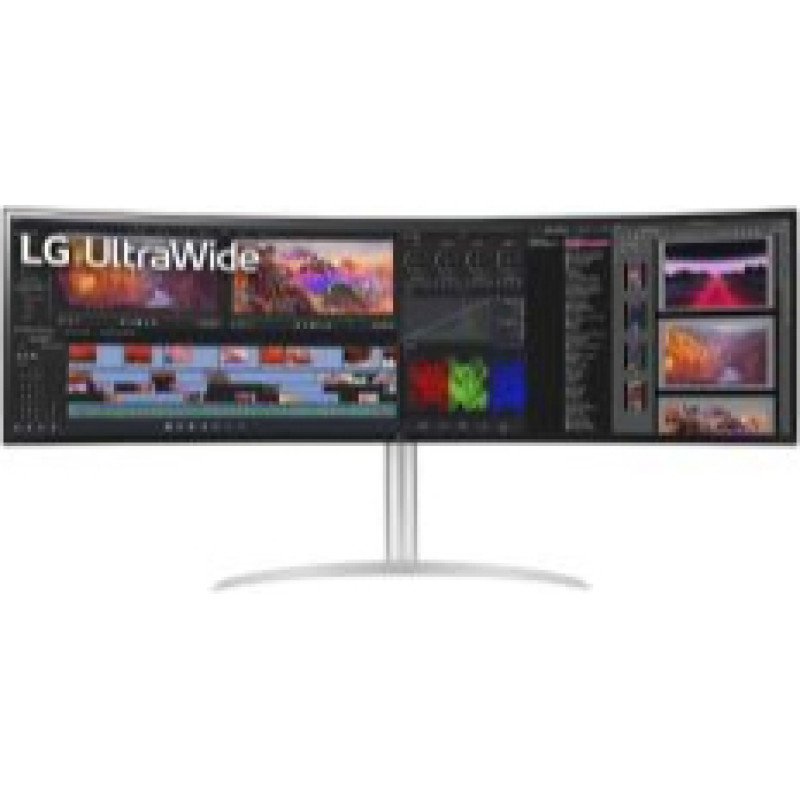 LG Monitors LG  49WQ95C-W 49“ UltraWide Curved LED Monitor 5120x1440/400cd/m2/5ms/ HDMI USB Type C Display Port