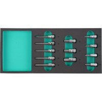 Kamasa Tools Kontaktmuciņa Sešstūra galva īsa un gara 3/8
