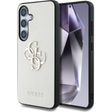 Guess Aizmugurējais vāciņš Guess Samsung Galaxy S25 Etui Grained Big 4G Logo Small Classic Logo Beige