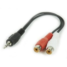 Gembird Kabelis Gembird  CABLE AUDIO 3.5MM TO 2RCA/SOCKET CCA-406